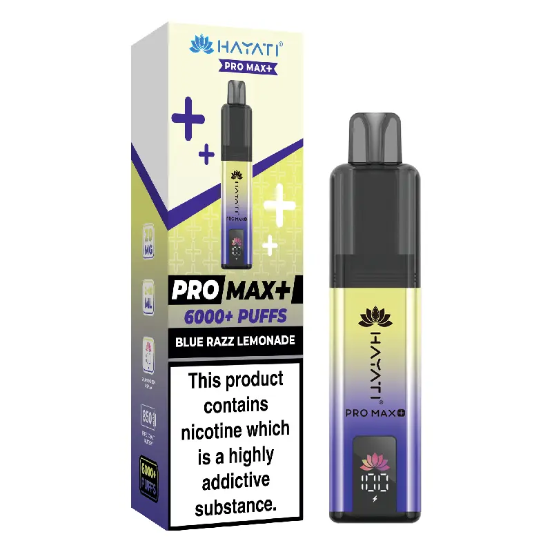 Blue Razz Lemonade Hayati Pro Max Plus 6K Prefilled Pod Vape Kit